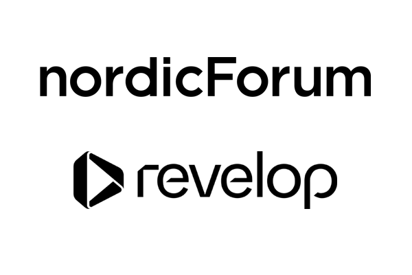 Bild Revelop och NordicForum logotypes